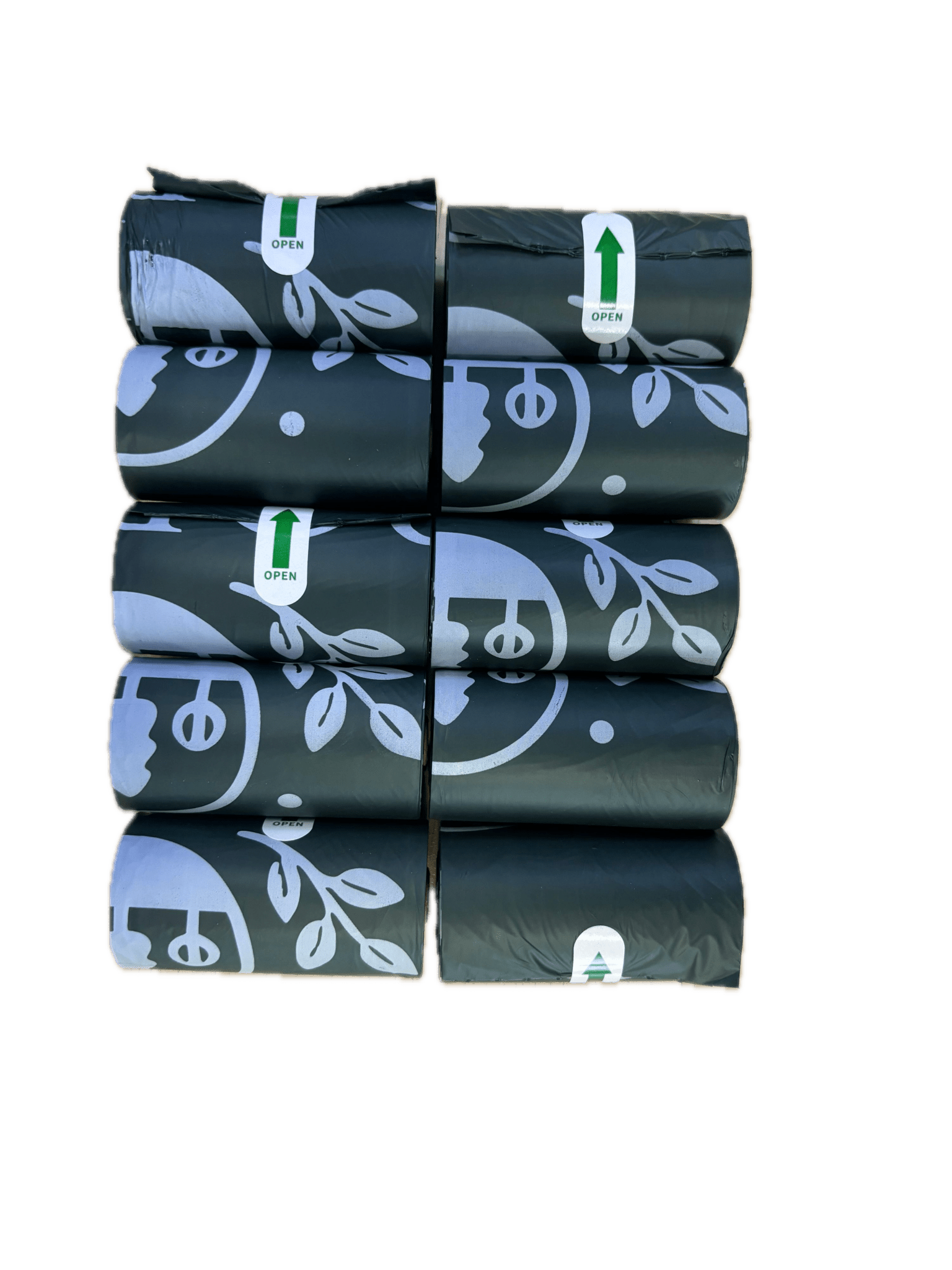 Porus 100% compostable poop bags - Plant based material [18 rolls/ box] - Porus Plastic