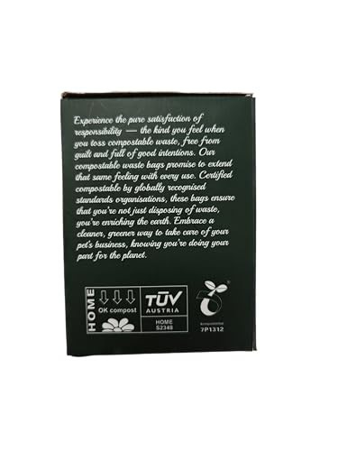 Porus 100% compostable poop bags - Plant based material [18 rolls/ box] - Porus Plastic