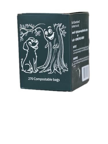 Porus 100% compostable poop bags - Plant based material [18 rolls/ box] - Porus Plastic